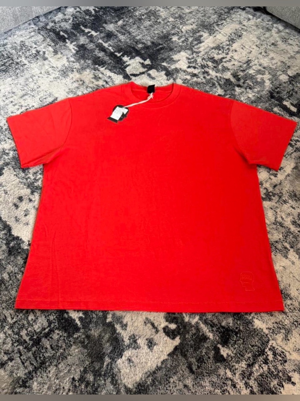 BNWT Brain Dead Red Embroidered Logo T Shirt